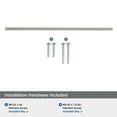 thumbnail image 6 of Amerock Bar Pulls 12-5/8 inch (320mm) Center-to-Center Satin Nickel Cabinet Pull, 6 of 9