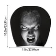 thumbnail image 3 of Car Headrest Cover | 2 Pack Scary Halloween Decorations | Spooky Halloween Car Decorations | Halloween Car Accessories for Holiday Haunted House Decor, Gift for Horror Fans, Black, 3 of 9