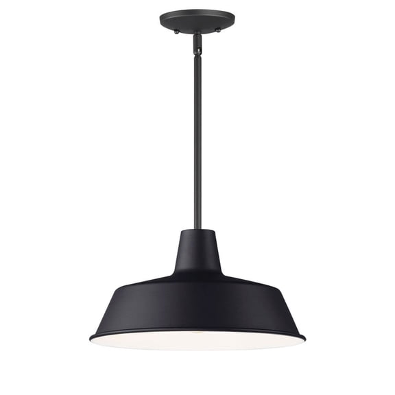 35019BK-Maxim Lighting-Pier M - 1 Light X-Large Outdoor Pendant In Rustic Style-8 Inches Tall and 14 Inches Wide-Black Finish