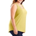 thumbnail image 2 of Jalioing Tank Tops for Women Plus Size Comfy Sleeveless Tees Tops L-5XL Summer Casual Loose Plain Tank Shirts, 2 of 7