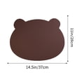 thumbnail image 3 of JingChun Clearance Under $2.00 Leather Table Mats Oil Waterproof Heat Insulating Mats Bowl Mats Bear Ins Children's Placemats Tea, 3 of 6
