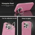 thumbnail image 5 of Case For iPhone 13 6.1 inch, Shockproof Rugged Protection With Camera Stand and Wireless Charging MagSafe Phone Case for iPhone 13 , Pink, 5 of 6