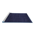 thumbnail image 2 of Ahgly Company Machine Washable Indoor Rectangle Abstract Blue Modern Area Rugs, 7' x 10', 2 of 4
