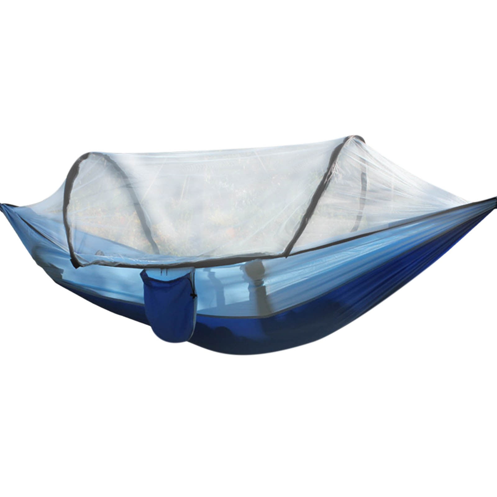 Matoen Camping Hammock, Portable Double/Single Travel Hammock Insect Netting Nylon Hammock Swing for Backyard Garden Camping Backpacking Survival Travel