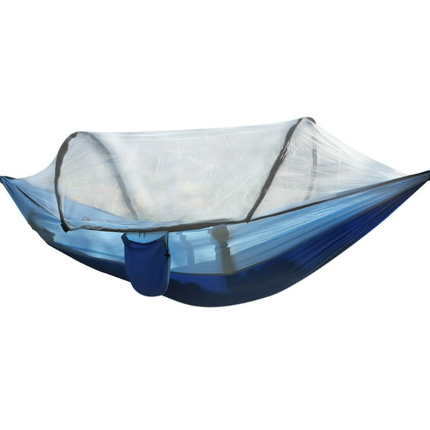 Camping Sacos de Dormir Hamaca de Malla Al Aire Libre con Mosquitera Hamaca de Viaje Doble / Individual Convertible Caza Hamaca de Camping Hamaca de Cama de Pantano para Dormir con Mosquitera