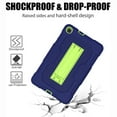 thumbnail image 4 of Dteck Case for Samsung Galaxy Tab A 8.4" SM-T307 (2020 Released),Shockproof Armor Rugged Rubber Case Hybrid Hard PC Protective Stand Cover (Without Built-in Screen Protector),Navy+Olivine, 4 of 6