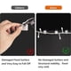 thumbnail image 4 of 50 Ganchos para Canalones de Luces Navideñas de Acero Inoxidable Clips de Luz para Exteriores Duraderos y Resistentes a la Intemperie para Colgadores de Luces ANGGREK Otros, 4 of 8