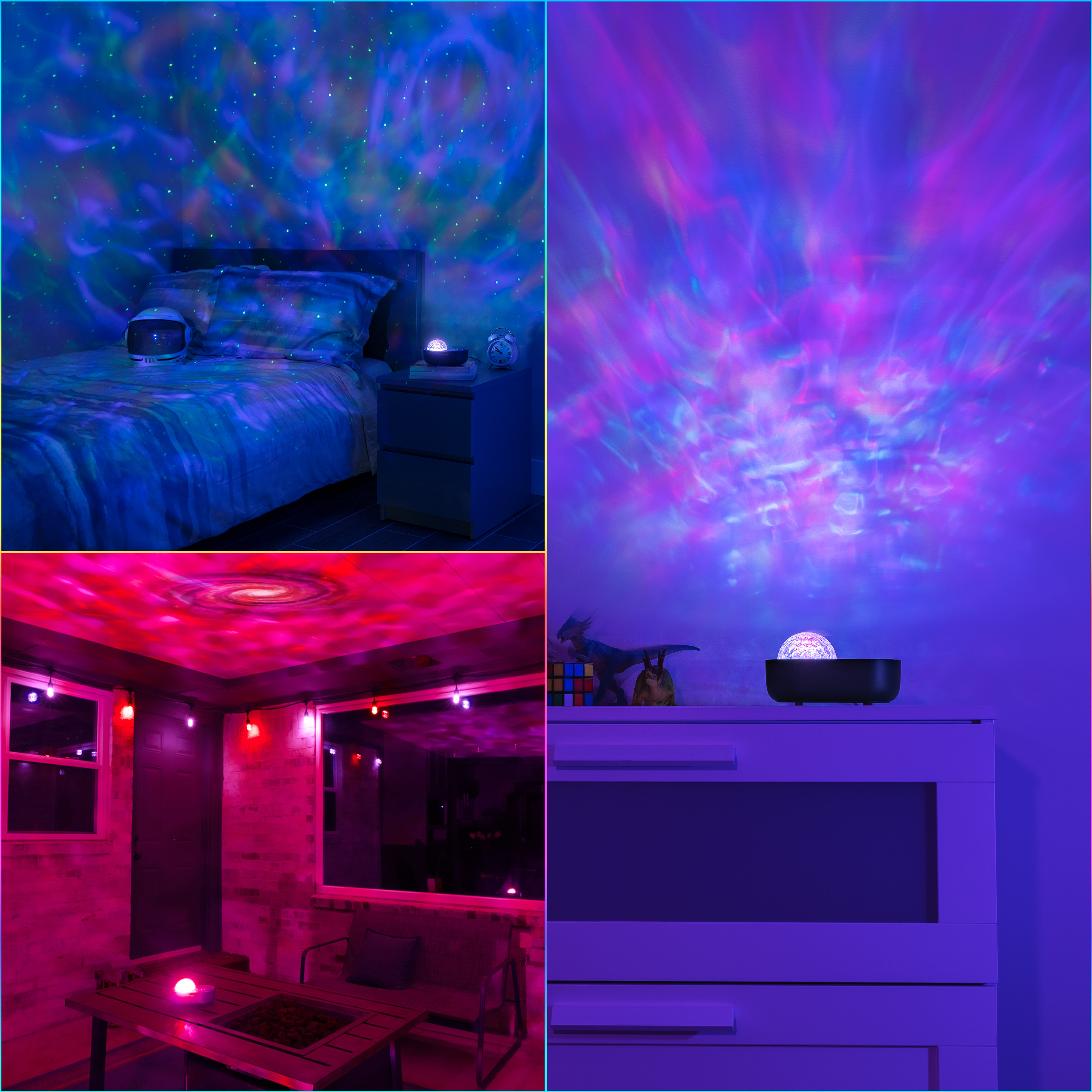 Enbrighten Tabletop Galaxy Projector Night Light photo 8