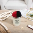 thumbnail image 2 of Victory - Red & Navy - 5.5 oz - 100% Soy Wax Candle with Pom Pom Lid Scent: Tranquility, 2 of 7