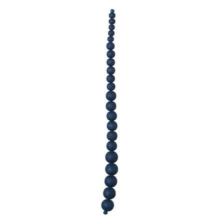 Create a classic style with these dark-blue navy beads. It's best used for eye-catching