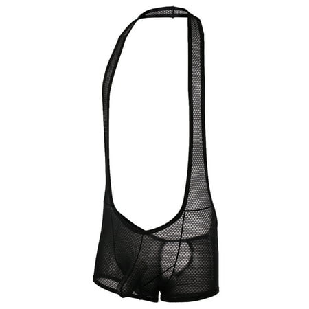 

ZMHEGW Bodysuits For Women Underwear Boxer Conjoined Boxers Mesh Breathable Fart Underpants Lingerie For Womens Plus Size