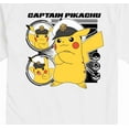thumbnail image 3 of Pokémon - New Horizons - Captain Pikachu - Adult Short Sleeve T-Shirt, 3 of 5