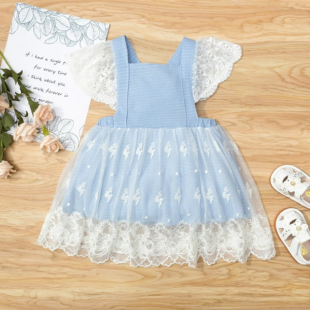 Maxcozy - Newborn Baby Girls Princess Wedding Dress Party Prom Lace ...