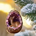 thumbnail image 5 of HomeDM Animal Ornaments - 2D Flat Acrylic Animal Christmas Tree Hanging Pendant Animal Decoration Christmas Ornament for Home Decor, 5 of 7