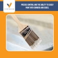 thumbnail image 6 of Vermeer Paint Brushes - 3-Pack - 2.5" Angle Sash Brushes for All Latex and Oil Paints & Stains, 6 of 8