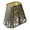 Bronze Gold, variant on SWAIFDEE Rectangle Lampshade With Forest Pattern, Large Lamp Shades For Table Lamps And Floor Lamps, Spider 8x13.9x11in Metal Lamp Shades