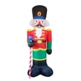 thumbnail image 1 of Navideña modelo inflable luminoso Papá Noel inflable 2 4 m (US-3), 1 of 9