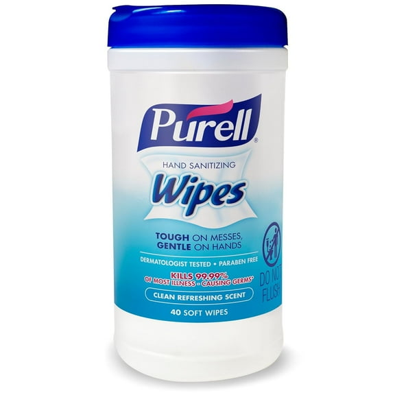 Purell Hand Sanitizing Wipes Clean Refreshing - 40 Ea..