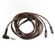thumbnail image 2 of Earphone Replacement Cable 3.9ft Low Loss Flexible Replacement 3.5mm Headphone Sound Cable for Vjjb N1 Headphones, 2 of 5