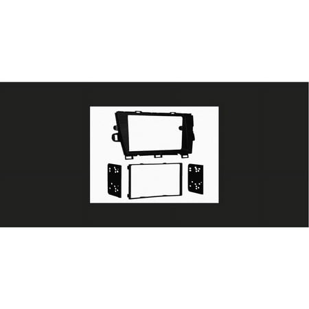 Metra - Dash Kit for Select 2010-2015 Toyota Prius DDIN - Black