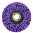 thumbnail image 2 of Disque de Ponçage Peinture Antirouille Disque de Meulage Disque de Retrait de Peinture Inoxydable Rouille Acier Roue de Polissage, Violet, 125 mm, Trou Intérieur 22 mm, 2 of 6