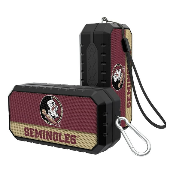 Florida State Seminoles Primary Logo End Zone Water Resistant Bluetooth Speaker