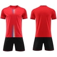 thumbnail image 3 of Iyufng 2 Pieces Sports Outfit, Summer Printed Soccer Jersey and Shorts Set,Boys and Girls, 3 of 5