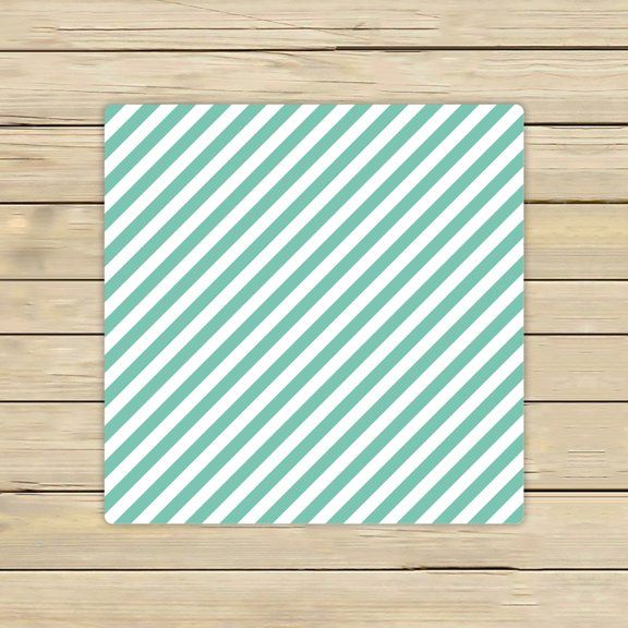 ECZJNT diagonal striped green white stripes Beach Bath Towels Shower Towel For Home Outdoor Travel 13x13 Inch