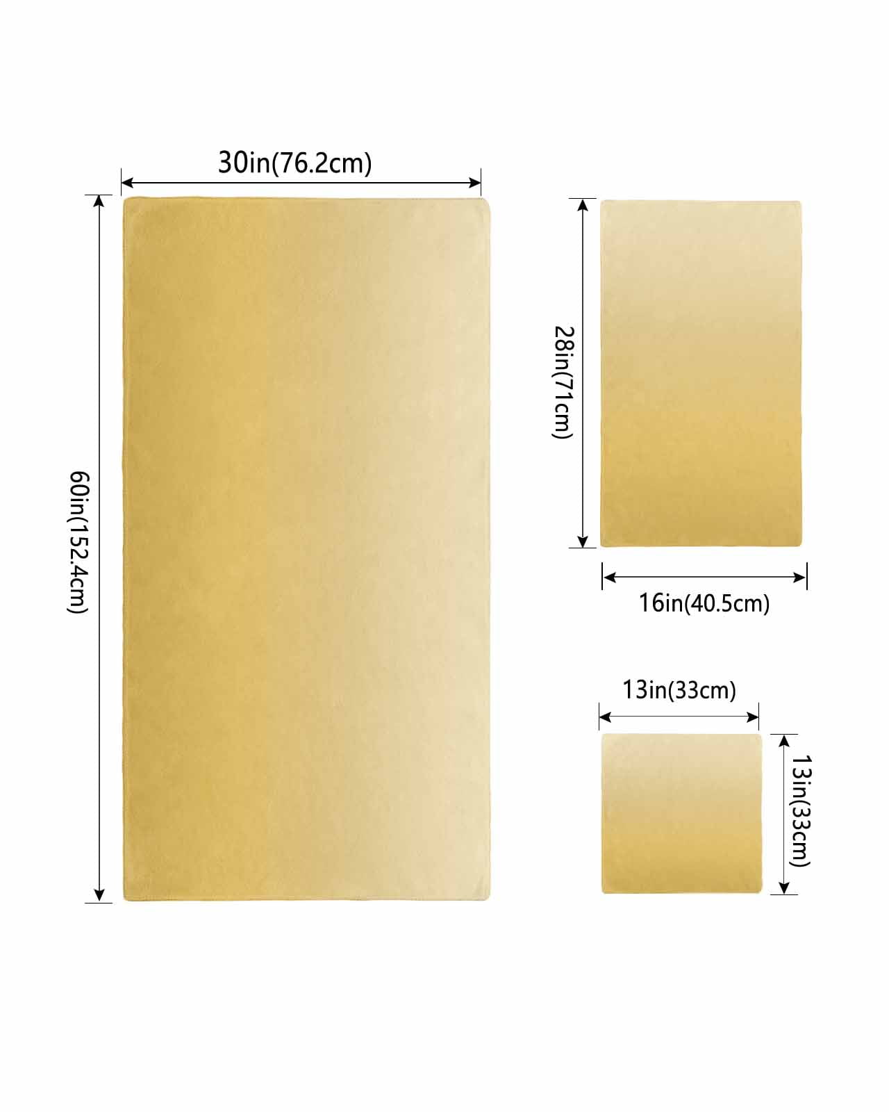 Orange Yellow Ombre Bath Towels for Bathroom Set,Luxury Microfiber Towels Gifts for Women,Beach Kitchen Hand Hair Face Towel and Dish Washcloth,Modern Abstract Art Gradient Aesthetics Towels+Set