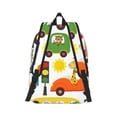 thumbnail image 3 of Balery Transports with Animals Vintage Canvas Backpack for Men and Women - Large Capacity, Durable Travel Laptop Bag for School, Work, Hiking, and Outdoor Activities, 3 of 7