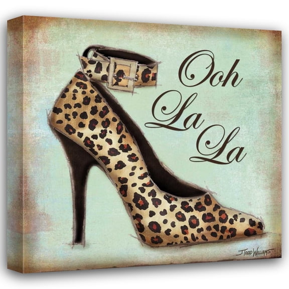 Todd Williams 20x20 Gallery Wrapped Canvas Wall Art Titled - Exotic Shoe I