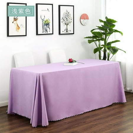 

dosili Colourful Wedding Table Cover Table Cloth Square Rectangle Polyester Table Linen Hotel Banquet Tables Decoration Wholesale