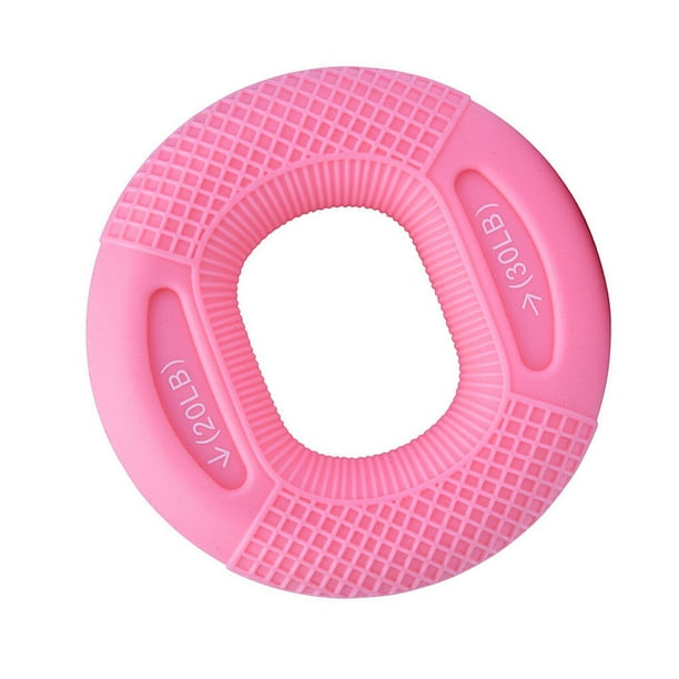 Wosthever Empuñadura de mano de silicona para la yema del dedo, entrenador de agarre para antebrazo, ejercitador, entrenamiento de gimnasio, Accesorios para máquinas de ejercicios