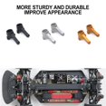 thumbnail image 4 of maskred RCGOFOLLOW 1/10 Alliage d'Aluminium Durable Moyeu de Direction Bloc de Direction pour LC Racing PTG-2 RC Voiture Pièce Rouge, 4 of 6
