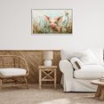 thumbnail image 3 of Stupell Industries Piglet Among Flowers Animals & Insects Painting White Framed Art Print Wall Art, 30 x 20, 3 of 10