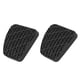 thumbnail image 1 of Coche Auto Vehículo Goma Negro Freno Embrague Pedal Almohadilla Cubierta 2Pcs, 1 of 1