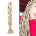 thumbnail image 5 of Braided Ponytail Extension High Temperature Silk 24in Soft Realistic Hair Extensions for Women Type 27, 5 of 5