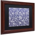 thumbnail image 2 of Trademark Fine Art "Toile Fabrics X" Canvas Art by Color Bakery Black Matte, Wood Frame, 2 of 4