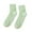 Green, variant on HAiming Yoga Fuzzy Socks for Women Winter Solid Color Fleece Warm Non Slip Midi Stockings Casual Cozy Breathable Socks