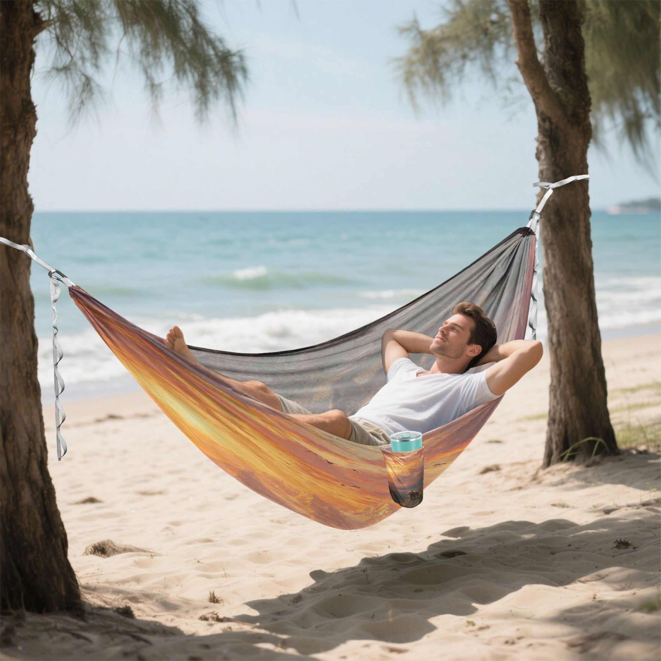 Hammock Camping Hammock Nylon Portable Hammock Travel Camping Hammock Majestic Bear Family