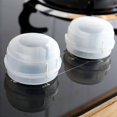 thumbnail image 3 of 4 Pcs Stove Knob Covers for Child Safety Protection Baby Safe Stove Knob Locks Kitchen Gas Stove Knob Covers Kitchen Utensils White, 3 of 5