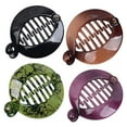 thumbnail image 2 of 4 Pieces Small Round Hair Clips 2.5x2.1"""" Fishtail Hair Clip C, 2 of 6