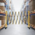 thumbnail image 4 of Mobile Barrier Gate, Adjustable Traffic Fence, Expandable Metal Barrier Gate, 4 of 24