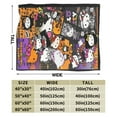 thumbnail image 5 of Halloween Hello Kitty Kawaii Cat Blanket Sofa Air Conditioning Blanket Bed Living Room Blanket 40x50 H-2, 5 of 5