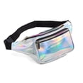 thumbnail image 2 of C.T.Soarsky Belt Bags Women Waist Bag Holographic Fanny Pack for Rave Festival Party-Silver, 2 of 7