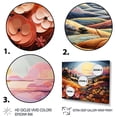 thumbnail image 3 of Designart "Countryside Pastel Hills Collage I" Countryside Wall Art Print, 3 of 5