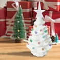 thumbnail image 5 of Fiudx Árbol de Navidad de Cerámica, Pintado a Mano, con Iluminación Led, Bombillas Multicolor, Ideal para Decorar La Mesa Del Comedor o La Sala de Estar, Ideal para Regalar En Navidad, Funciona con P, 5 of 5