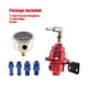 thumbnail image 3 of Speravity Regulador de presión de combustible ajustable universal de aleación - Fácil de instalar Alta resistencia con indicador de Type3 NO3, 3 of 6