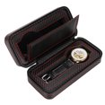 thumbnail image 3 of Caja de almacenamiento de relojes de pulsera, caja de reloj de 2 rejillas, contenedor de relojes de pulsera, caja de almacenamiento de relojes, ingeniería de precisión, 3 of 9