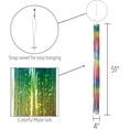thumbnail image 4 of In the Breeze 9065 — 51-inch Rainbow Mylar Windsock — Colorful, Shimmering Mylar Ribbon Windsock, Humane Animal Deterrent, 4 of 5